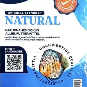 Versand Am Gleichen Tag NEU: Stendker Diskusfutter "Natural", 500g Flachtafel